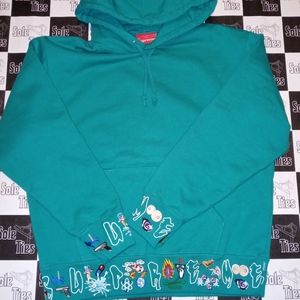 Supreme AOI Icons Hooded Sweatshirt